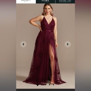 Burgundy Cocktail Dress